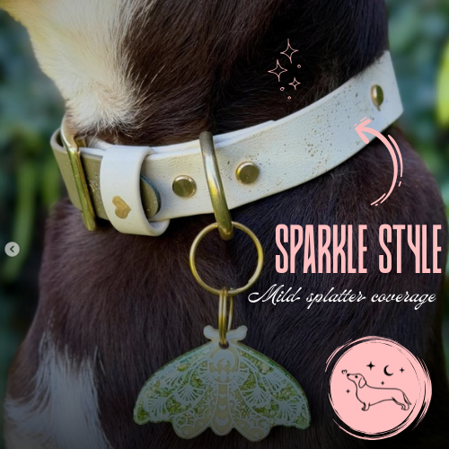 BioThane® 16mm Classic Collar Paint Splatter CUSTOM Design