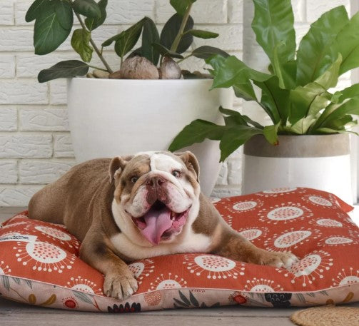 Indoor Dog Bed | Sunset Cockatoo