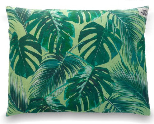 Indoor Dog Bed | Tropical Leaves